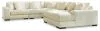 Ashley Furniture 21104S7 Ashley Furniture 21104S7 Lindyn - Right Arm Facing Corner Chaise 5 Pc Sectional - Ivory