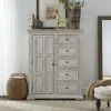 Liberty Furniture 361W-BR42 Big Valley - Door Chest - Whitestone