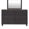 Liberty Furniture 423-BR30 Cottage View - 6 Drawer Dresser - Dark Gray