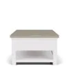 Riverside Furniture 37202 Cora - Large Cocktail Table - Cloud / Fog
