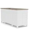 Riverside Furniture 28631 Finn - Executive Desk - White