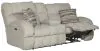 Jackson Furniture Industries 63599-1934/16-2317/48 Ashland - Power Lay Flat Reclining Console Loveseat - Buff
