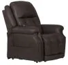 Catnapper 64890-1412/59 Haywood - Power Headrest Power Lift Lay Flat Recliner With Heat & Massage - Chocolate