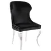 Coaster Fine Furniture 190742 Cheyanne - Upholstered Dining Side Chair (Set of 2) - Black