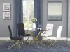 CoasterEveryday 108441 Beckham - Round Glass Top Dining Table - Brass