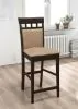 CoasterEveryday 100219 Gabriel - Closed Back Counter Chair (Set of 2) - Cappuccino