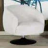 CoasterElevations 905739 Dave - Upholstered Barrel Back Swivel Club Chair - Beige