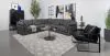 Coaster Fine Furniture 551681-SETA Sasha - 5 Piece Upholstered Modular Sectional - Barely Black