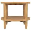 Coaster Fine Furniture 709697 Camillo - Round Solid Wood Side End Table - Maple