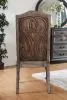 Furniture of America CM3150SC-2PK Arcadia - Side Chair (Set of 2) - Rustic Natural Tone / Ivory