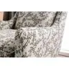 Furniture of America SM8564-CH-FL Dorset - Floral Chair - Ivory