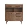 Intercon OS-CA-5457-WCT-C Oslo - Pantry Cabinet - Weathered Chestnut