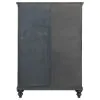 Coaster Fine Furniture 223637 Andover - 6-Drawer Tempered Glass Door Chest - Dark Oak