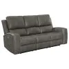 Coaster Fine Furniture 603431PPP-S2 Brickston - 2 Piece Triple Power Reclining Sofa Set - Charcoal