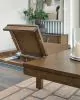 Benchcraft® D863-35 Marxmore - Rectangular Dining Room Butterfly Extension Table - Brown