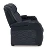 Ashley Furniture 3660315 Fyne-Dyme - Power Reclining Sofa With Adj Headrest - Sapphire