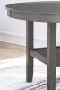 Ashley Furniture D425-225 Wrenning - Dining Room Table Set (Set of 5) - Gray