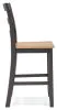 Ashley Furniture D396-124 Gesthaven - Barstool (Set of 2) - Natural / Brown