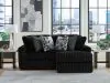 Ashley Furniture 98103S14 Ashley Furniture 98103S14 Midnight-Madness - 2-Piece Sectional With Raf Corner Chaise - Onyx
