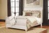Ashley Furniture B267/31/36/77/74/96/92 Ashley Furniture B267/31/36/77/74/96/92 Willowton - 6 Pc. - Dresser, Mirror, Queen Sleigh Bed, Nightstand - Whitewash