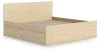 Ashley Furniture EB9632B18 Ashley Furniture EB9632B18 Onita - Queen Panel Platform Bed With 2 Side Storage - Natural