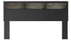 Ashley Furniture PCB1118-169 Ashley Furniture PCB1118-169 Broachmyn - Lighted King Bookcase Headboard - Black / Gray