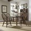 Liberty Furniture 382-DR-5RLS Liberty Furniture 382-DR-5RLS Hearthstone Ridge - 5 Piece Rectangular Table Set - Tobacco / Black