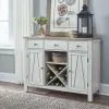 Liberty Furniture 62WH-SR4836 Liberty Furniture 62WH-SR4836 Lindsey Farm - Server - Weathered White & Sandstone