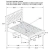 CoasterEssence 305878F Soledad - Upholstered Full Storage Panel Bed - Light Gray