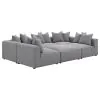 CoasterElevations 551594-SET Jennifer - 6 Piece Upholstered Modular Sectional - Gray
