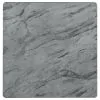 CoasterEssence 753517 Mozzi - Square Faux Marble Side End Table - Gray And Black