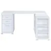 CoasterEveryday 800516 Yvette - 3-Drawer L-Shape Computer Desk - White