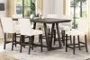 New Classic 45-4125-DW6C New Classic 45-4125-DW6C High Line - Counter Table & 6 Chairs - White