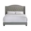 Intercon UB-BR-RHYQEN-SMK-C Intercon UB-BR-RHYQEN-SMK-C Rhyan - Upholstered Queen Bed - Smoke Finish