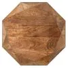 Coaster Fine Furniture 931158 Jacinto - Octagonal Solid Mango Wood Side Table Brown - Natural