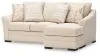 Benchcraft® 48602/18/20 Lango - 2 Pc. - Sofa Chaise, Chair - Jute