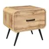 New Classic T3562-20 Rowan - One Drawer End Table/Bedside Table - Natural