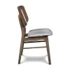New Classic D1651-20-GRY New Classic D1651-20-GRY Oscar - Chair With Cushion (Set of 2) - Walnut / Dark Gray