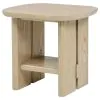 Coaster Fine Furniture 706587 Kailani - Coastal Square End Side Table With Shelf - Beige Oak