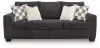 Benchcraft® 63101/38/35 Benchcraft® 63101/38/35 Loreo - 2 Pc. - Sofa, Loveseat - Ebony