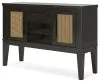 Ashley Furniture D841-60 Galliden - Dining Room Server - Black