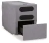 Ashley Furniture 92104S72 Ashley Furniture 92104S72 Modmax - 8-Piece Sectional With 2 Audio System Consoles And 2 Armless Chairs - Granite
