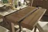Ashley Furniture D631/32/124(6)/60 Moriville - 8 Pc. - Counter Extension Table, 6 Barstools, Server - Dark Gray