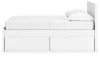 Ashley Furniture EB9630B15 Ashley Furniture EB9630B15 Onita - Full Panel Platform Bed With 2 Side Storage - White