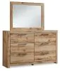 Ashley Furniture B1050B1 Hyanna - Dresser, Mirror - Tan