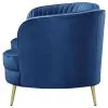 CoasterEssence 506862 Sophia - Upholstered Channel Tufted Loveseat - Blue