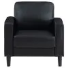 Coaster Fine Furniture 508363 Ruth - Upholstered Track Arm Accent Chair - Black