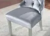 Furniture of America CM3241GY-SC-2PK Adalia - Wingback Chair (Set of 2) - Silver / Dark Gray