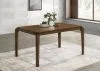 Coaster Fine Furniture 108921 Almonte - Rectangular Wood Dining Table - Dark Brown