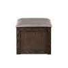 New Classic T3433-15 Paxton - 5 Piece Living Room Set (Storage Coffee Table With 4 Tuck-In Ottomans) - Dark Brown